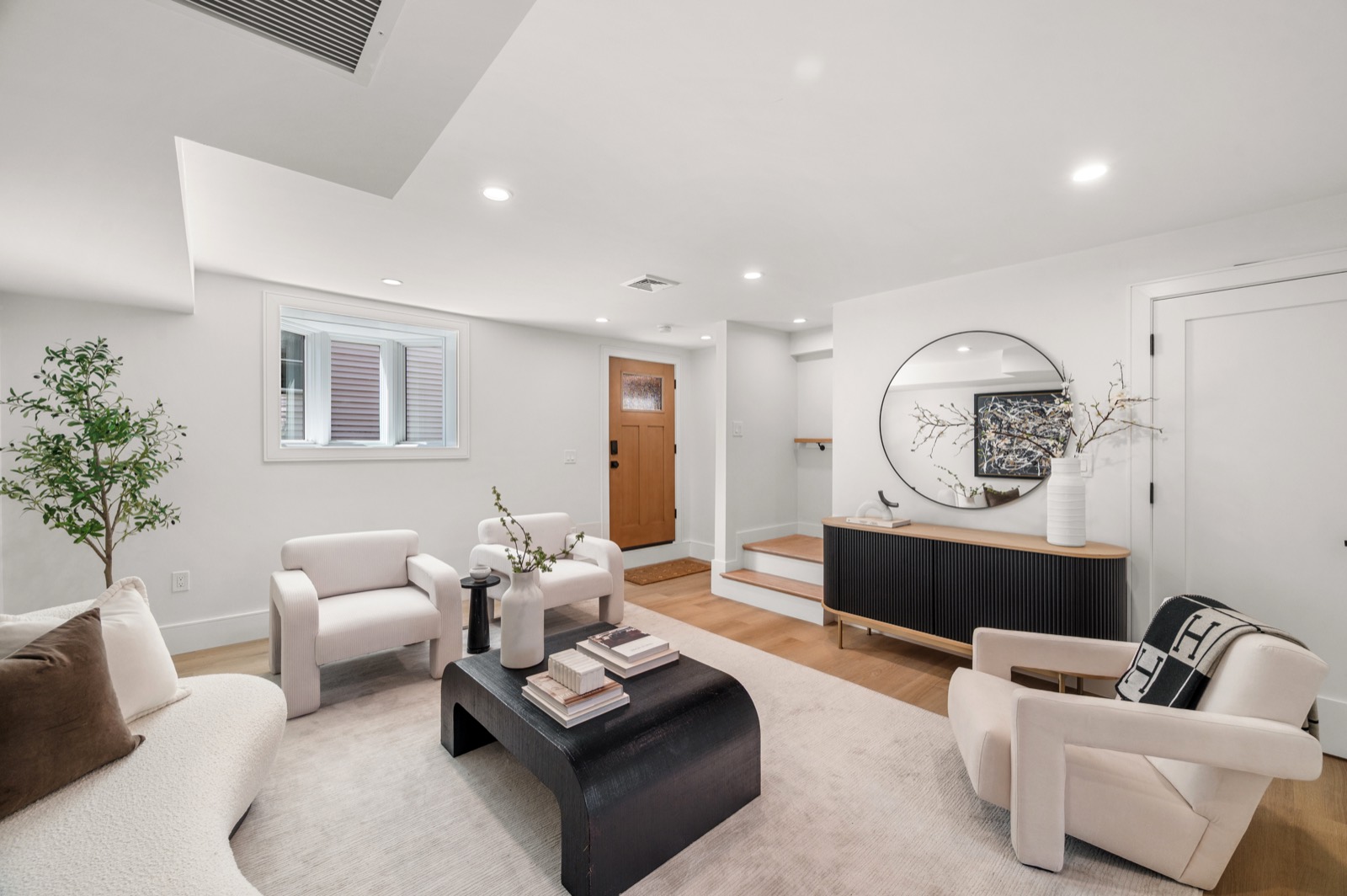 Walk-out lower level family room with its own exterior door